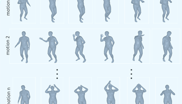 텍스트와 동작을 연결한 다중모달 합성 기술 이미지